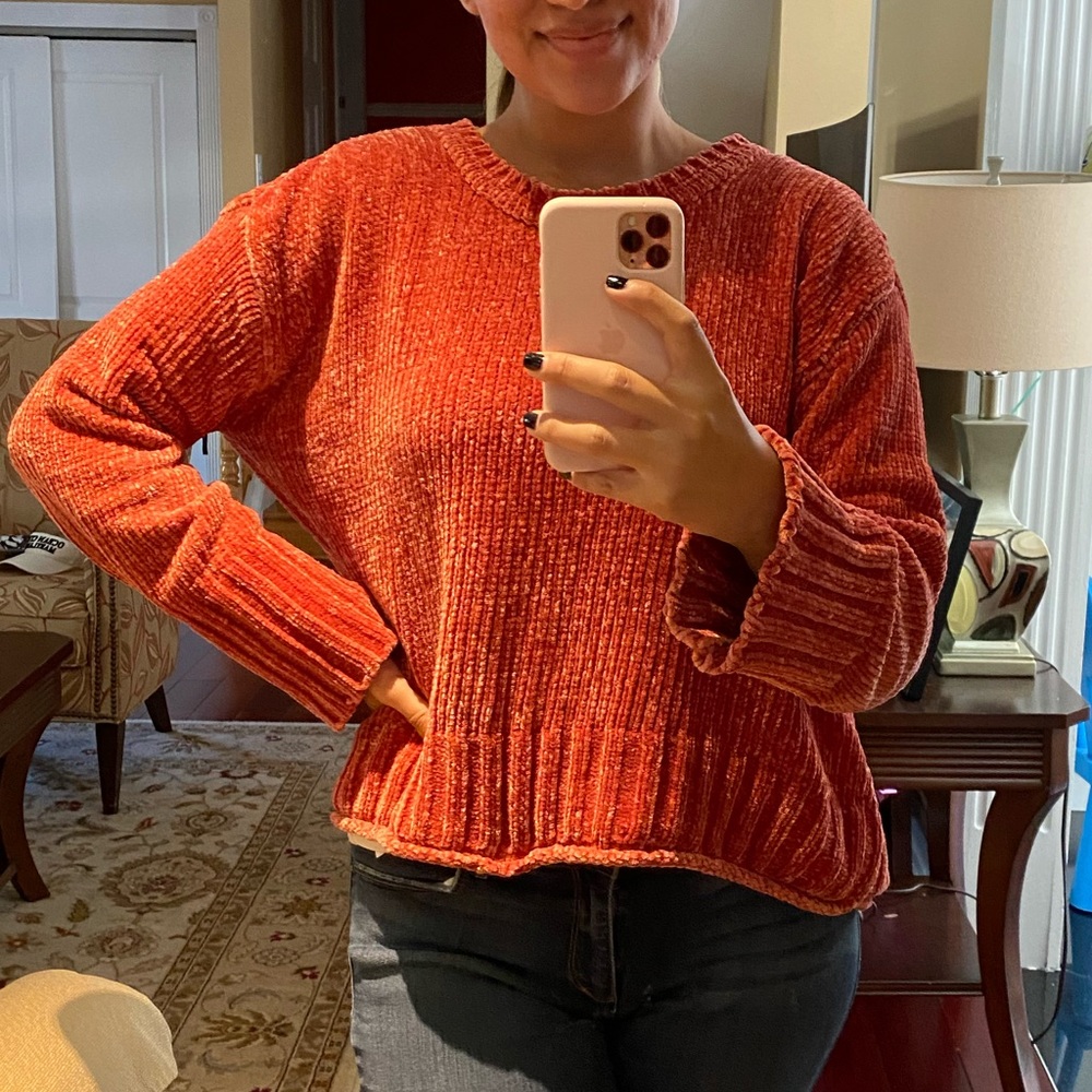 Aeropostale orange sweater